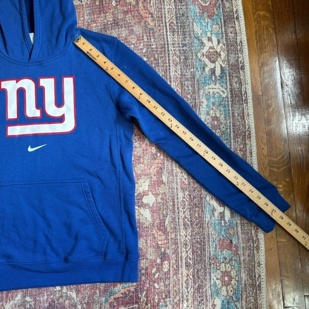 Nike Boys XL 18/20 Blue NY Giants Hoodie Sweatshirt